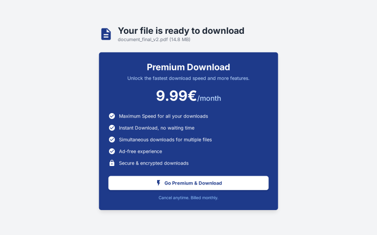 secure and encrypted premium downloads by ddownload